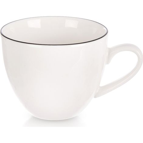 Tazzina da caffè espresso piccola, in porcellana bianca, 100 ml (1/4)