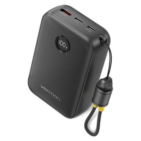Powerbank 20000mAh Vention FKBB0-C/ 22.5W/ Negro
