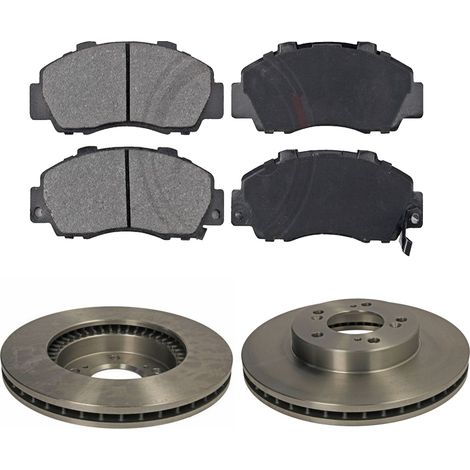 KIT FRENI ANTERIORI compatibile con HONDA HR-V (GH) - DISCHI + PASTIGLIE OEM: FDB1505, FDB905 / 16588 /SOSTITUZIONE DIRETTA/BASSA POLVERE/SILENZIOSO
