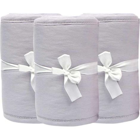 Set of 3 baby cot bumper protectors for children's beds