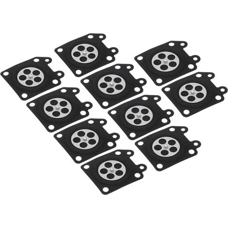 Joints de membrane de carburateur PATIKIL, ensembles de membrane de dosage par paquet de 10, adaptés aux pièces d'entretien des tronçonneuses des séries 2500, 3800 et 4500. (1/5)