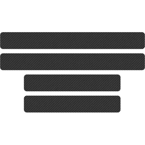 (Sans logo) Autocollants de protection de seuil de porte en fibre de carbone pour Toyota Century, Auris, Mirai, Premio, Yaris, Camry, Carola et Prius (1/5)