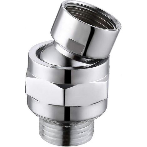 Raccord de douche à rotule, pommeau de douche réglable, adaptateur à rotule pivotante en laiton pour bras de douche (1/5)