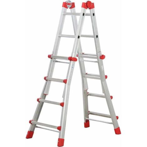 Scala telescopica Hailo profistep multi 4x4 gradini 4,7 m (1/3)