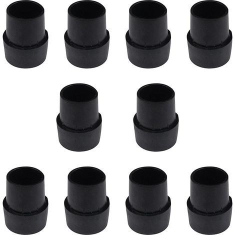 Lot de 10 pieds en caoutchouc antidérapants pour trampoline, accessoires de trampoline, pieds en caoutchouc résistants, matériau en latex, épais et sûr, adaptés pour trampolines, béquilles, bâto (1/5)