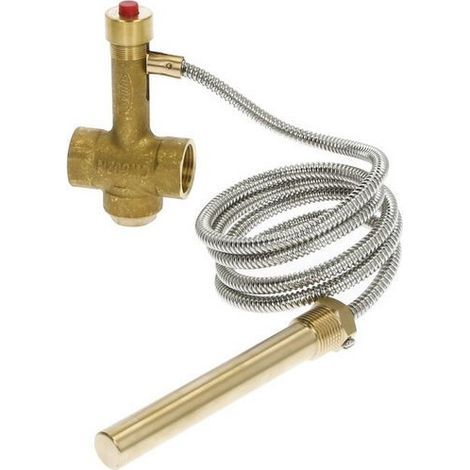 Sécurité d'évacuation thermique 3/4'' avec tube capillaire 1,3 m