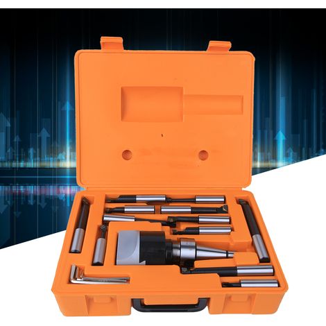 Kit d'outils de fraisage CNC haute dureté 40CR 75 mm pour aléseuse horizontale NT30-F1-18-12PCS (1/5)