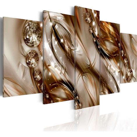 Quadro - Ondata marrone - 100x50 (1/4)