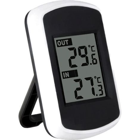 Termometro per interni ed esterni, display digitale elettronico a parete per serra. (1/4)
