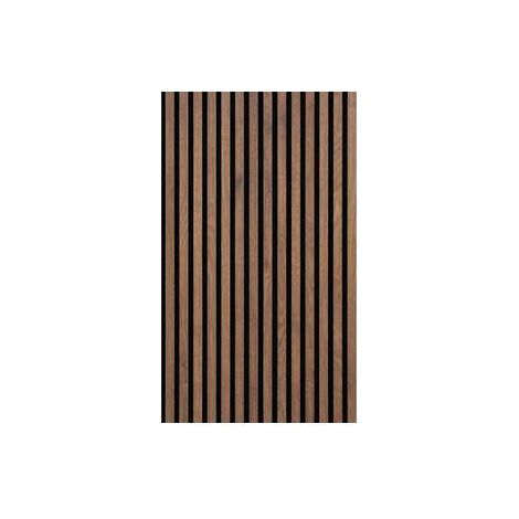 PANNELLO FONOASSORBENTE NOCE CHIARO 60X1,8X280 CM - 2 pezzi
