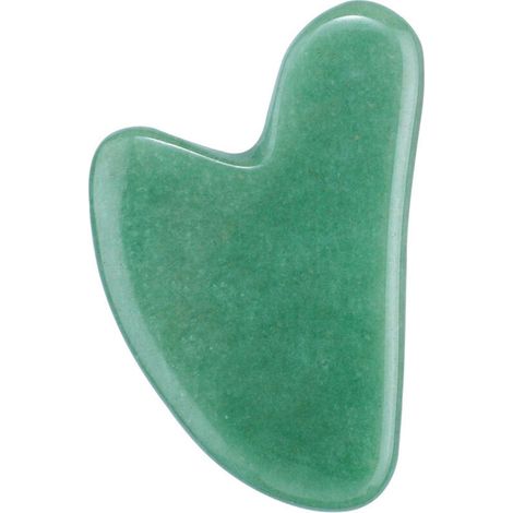 Grattoir en jade pour le soin du visage et du corps, pierre faciale pour réduire les poches et affiner les traits du visage - Crezuo
