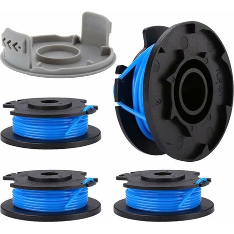 Carrete de hilo para desbrozadora Ryobi One+ RAC124 AC14RL3A OLT1823 1832 RLT1825 1830 18V 24V 40V (4 piezas) (1/3)