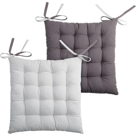 Coj铆n para silla DUO 40x40 gris plata