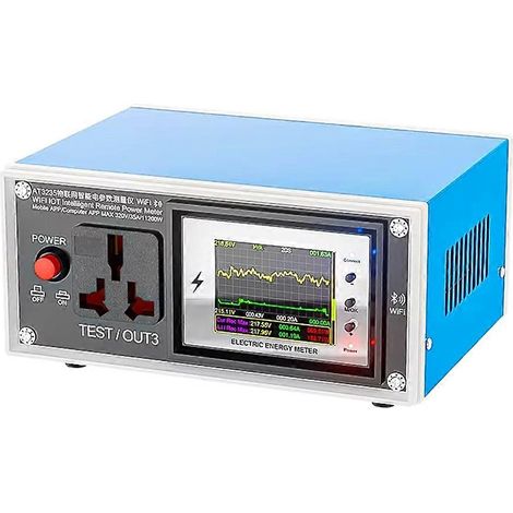 AT3235 Tuya WiFi AC0-320V 35A Ampèremètre Voltmètre Wattmètre Numérique Prise Multimètre de Tension et de Courant Électrique (1/5)