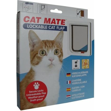 Gattaiola Pet Mate 19,2 x 20 cm Bianco