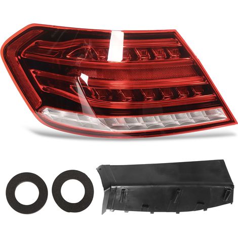 Eosnow Feux arrière LED latéraux extérieurs gauche A2129060703, lumière vive adaptée à la classe E W212 berline Facelift 2014 – 2016