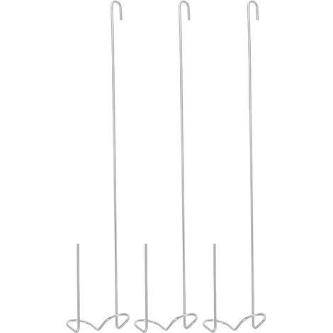 3 Stück Edelstahl Luftpflanzenhalter mit stilvollem Design