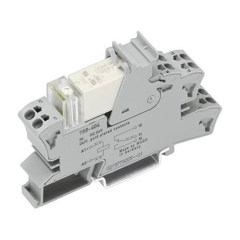 WAGO 788-608 Modulo relè Tensione nom.: 230 V/AC Corrente di commut. max.: 16 A 1 scambio 1 pz. (1/2)