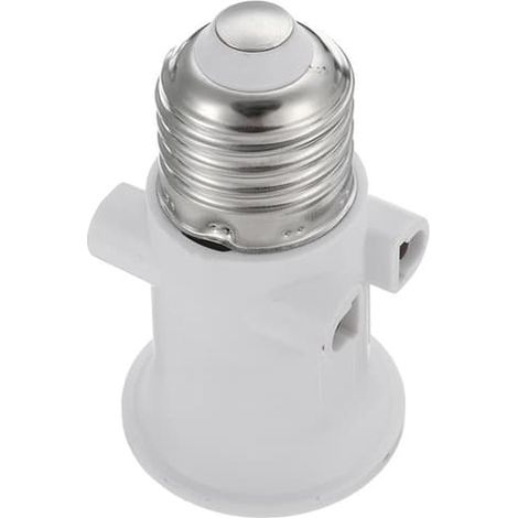 Lot de 2 douilles de conversion E27 4A AC100-240V, adaptateur de lampe (1/3)