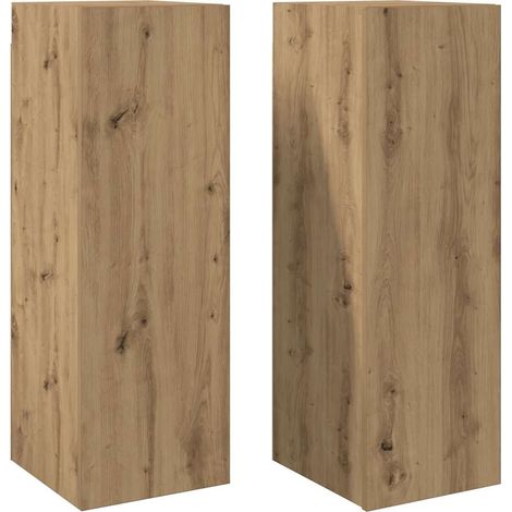 Maison Exclusive - TV-Schränke 2 Stk. Artisan-Eiche 30,5x30x90 cm
