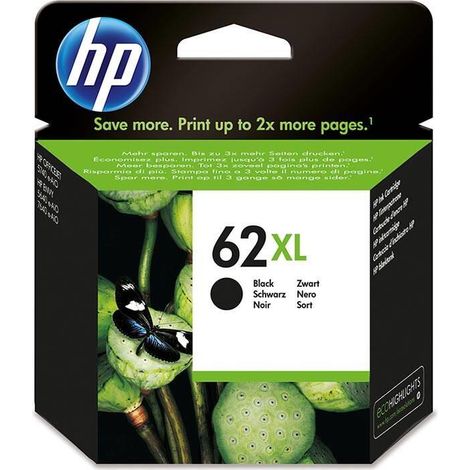 Tinta negra HP 62XL