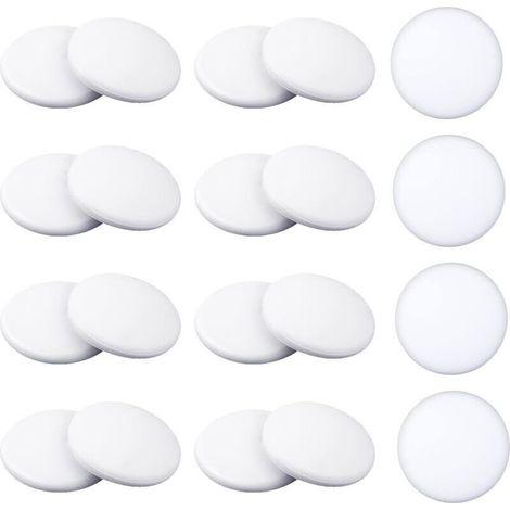 20-teiliger Türstopper-Wandschutz, selbstklebender Stoßdämpfer, wiederverwendbare, stoßdämpfende Silikon-Wandschützer für Türklinken mit Klebefläche und stoßdämpfendem Gel zum Schutz (1/4)