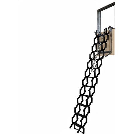 Scala retrattile a parete - Dimensioni del foro : 80x100cm - ADJM/80/100