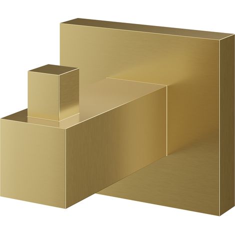 Colore Vector Brushed Brass Wall Mounted Robe Hook (1/5)