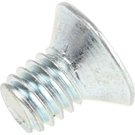 Vis de sécurité inviolable, M4 x 6mm, tête plate, en Acier ( Prix pour Sachet de 100 ) (1/2)