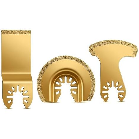 Diamond Oscillating Saw Blades Multi-Tool Blade for Tile, Cement, Concrete and Masonry, Universal Multitool Accessories for Cleaning Joints (1/5)