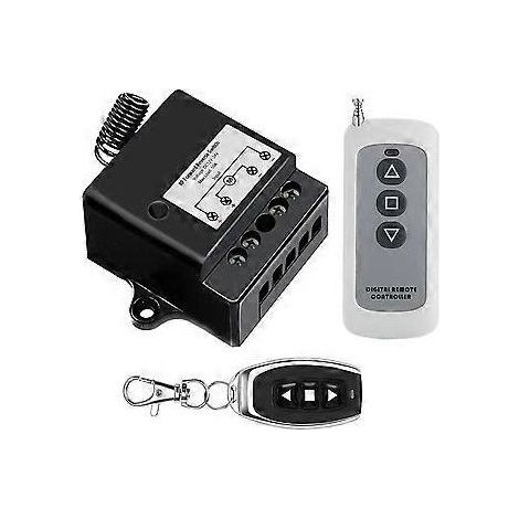 Interrupteur marche/arrêt 12-24 V CC, commande à distance pour actionneur linéaire, courant 10 A, portée de 50 m (165 pi), linéaire (1/5)