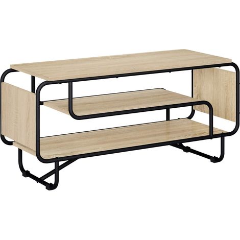 TV-Ständer 98 x 36 x 45 cm Sonoma-Eiche Holzwerkstoff vidaXL