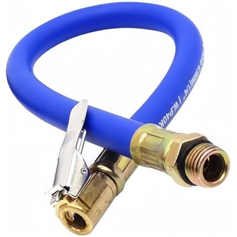 Tuyau de Gonflage des Pneus 36cm Adaptateur de Tuyau de Gonfleur de Pneu Remplacement de Gonflage Tuyau d'air Adaptateur pour Moto vélo Voiture pneus de gonflage sur Camion (1/4)