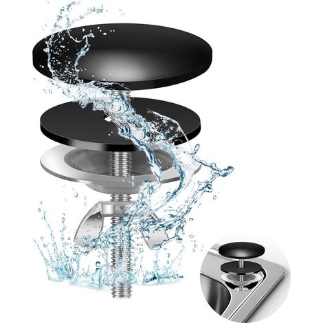 Edelstahl-Abdeckkappe für Wasserhahnloch – Spülbeckenabdeckung – 5 cm – auslaufsicherer Stopfen für Wasserhahnloch – Küchenlochabdeckung – gute Abdichtung – Spülbecken – 5 cm (1/3)