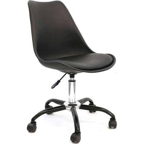 Chaise de bureau Kiruna noir (1/5)