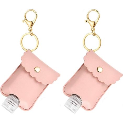 Flacon compressible portable 2 pièces (rose)