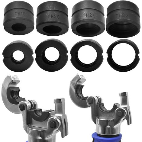 Set di 4 matrici tipo TH per macchina crimpatrice per tubi (1/5)
