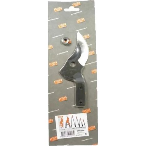 Lame de remplacement pour ciseaux de taille, Acier de haute qualité, Longueur de la lame 16 cm, Compatible avec les sécateurs à deux mains, Coupe efficace pour les branches jusqu'à 2 cm, Design de poi (1/4)