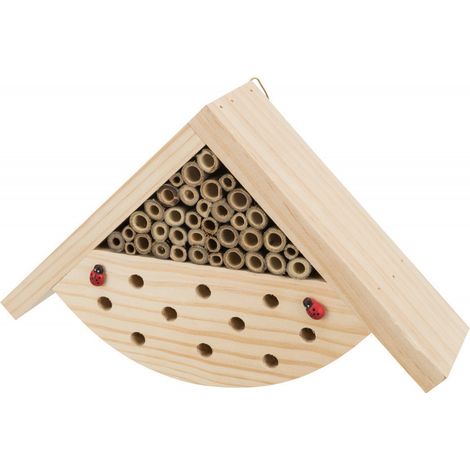Hôtel pour abeille en bois 25 × 15 × 6,5 cm - Trixie (1/4)