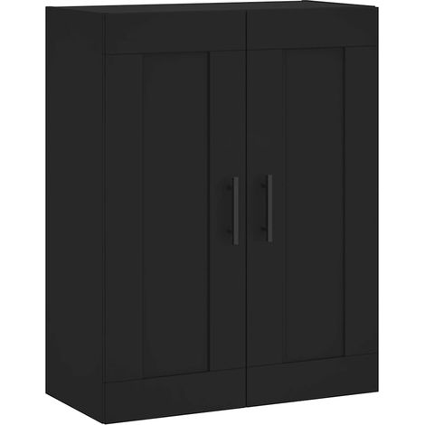 Maison Exclusive - Armoire murale noir 69,5x34x90 cm bois d'ingénierie (1/5)