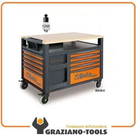 Carrello Supertank 10 cassetto RSC28 - Beta RSC28-O ORANGE (1/3)