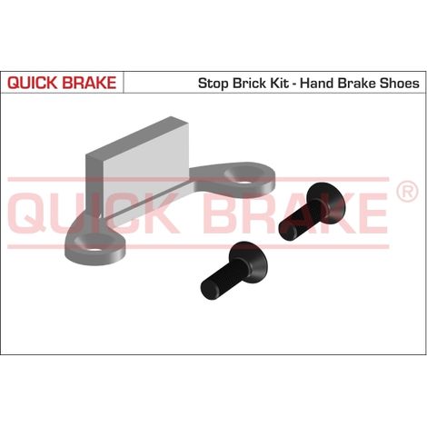 Kit d'accessoires, mâchoires de frein de stationnement Quick Brake 105-0481