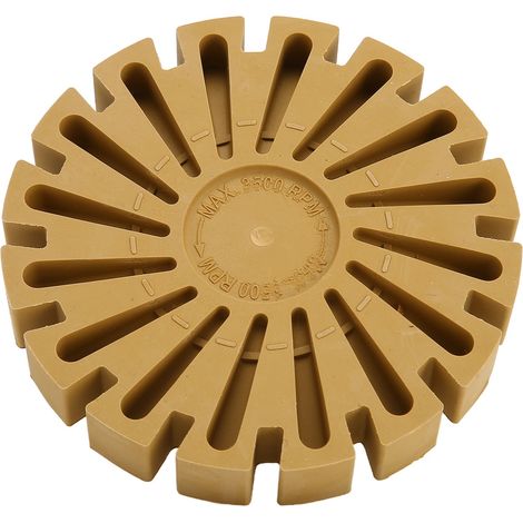 Disque à polir 100 mm (4 pouces) pour effaceur de gomme, compatible avec les perceuses électriques portatives et les camping-cars. (1/5)