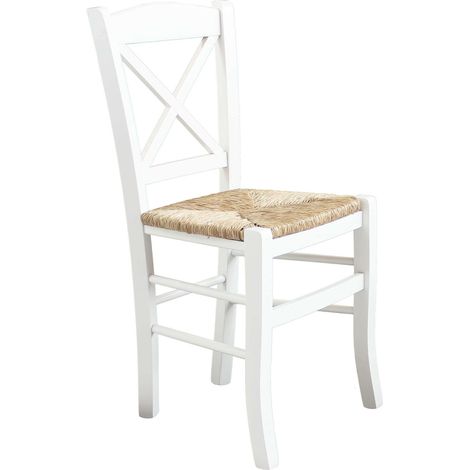 HALLIE - sedia croce in legno massello (1/4)