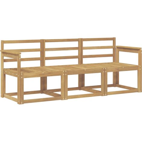 Set di divani da esterno 3 pcs Bianco 189,5 x 63 x 73 cm vidaXL (1/4)