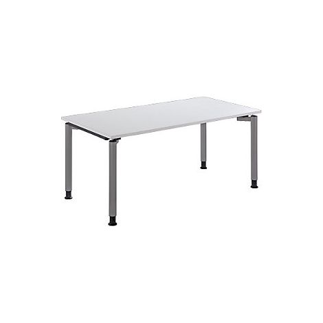 kaiserkraft  THEA - Scrivania con basamento a 4 gambe  altezza