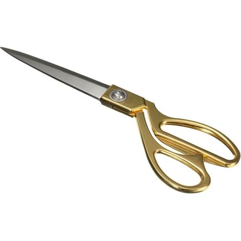 TRADE SHOP - Forbici Da Sarto Placcato Oro 240 Mm Green Well Cutting Per Tessuto Stoffe -