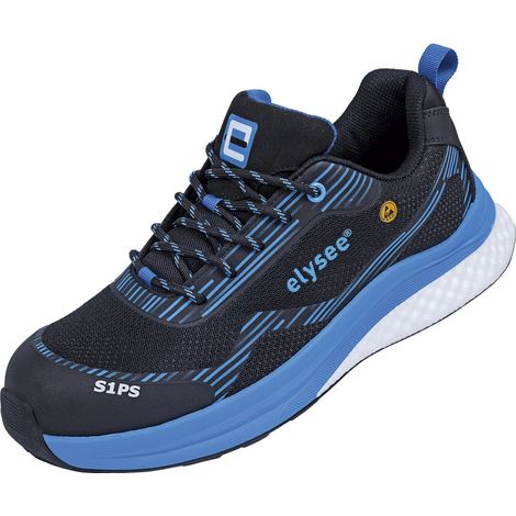 Elysee Sicherheitshalbschuh CUSHIONPRO Delta S1PS FO SR SC ESD Gr. 47 schwarz/blau