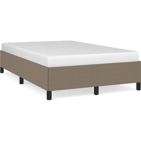 Maison Exclusive - Giroletto senza Materasso Tortora 120x200 cm Tessuto
