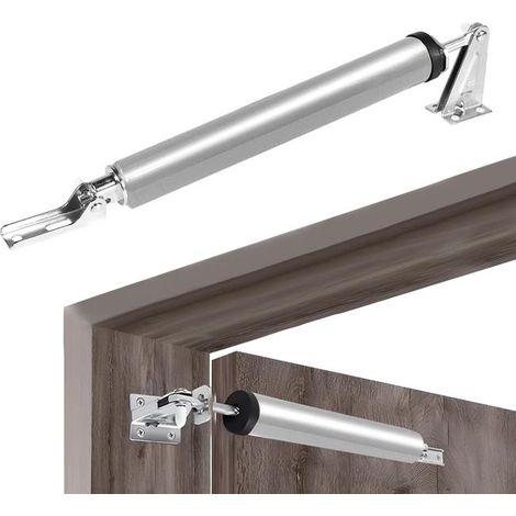 Chiudiporta automatico, chiudiporta pneumatico silenzioso con velocità di chiusura regolabile, chiudiporta esterno a soffitto (1/5)